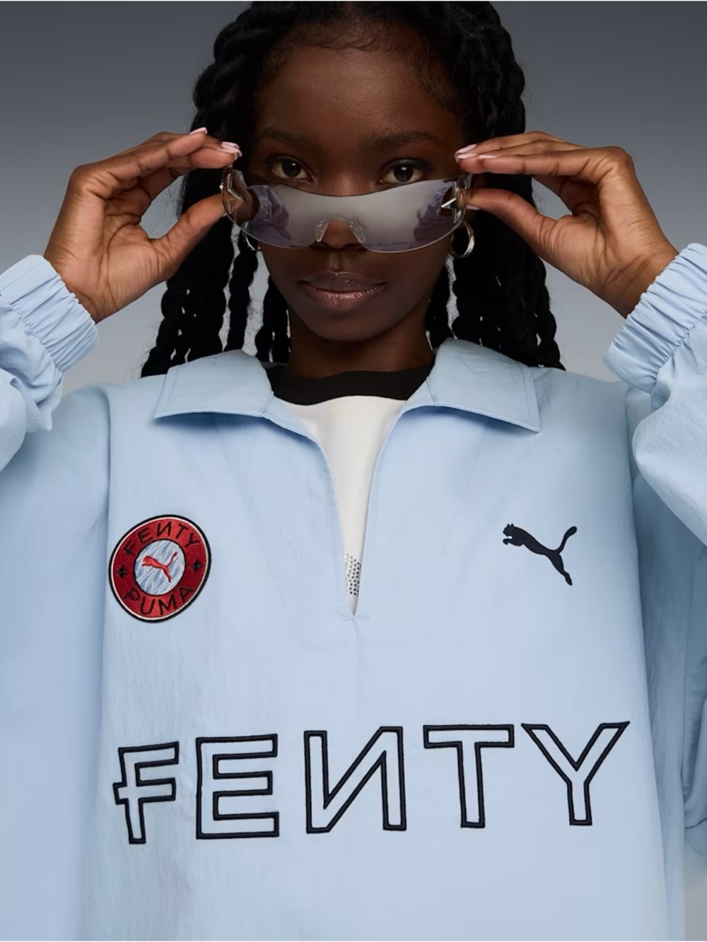 FENTY x PUMA Nylon Drill Top Pullover - Picture 5 of 16